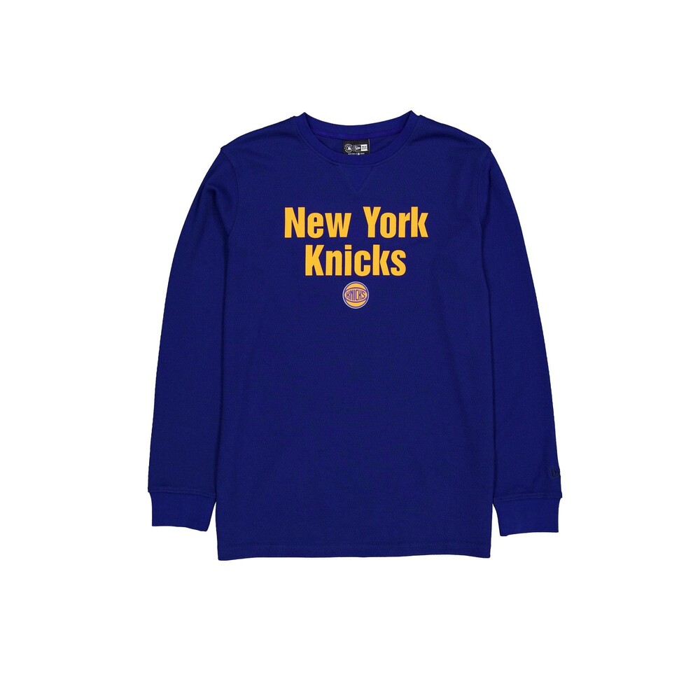New Era New York Knicks Sport Night Long Sleeve T-Shirt - Size S